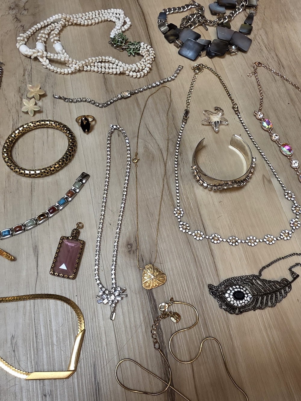 Lot Of Vintage Jewelry Monet, Trifari, And AVON